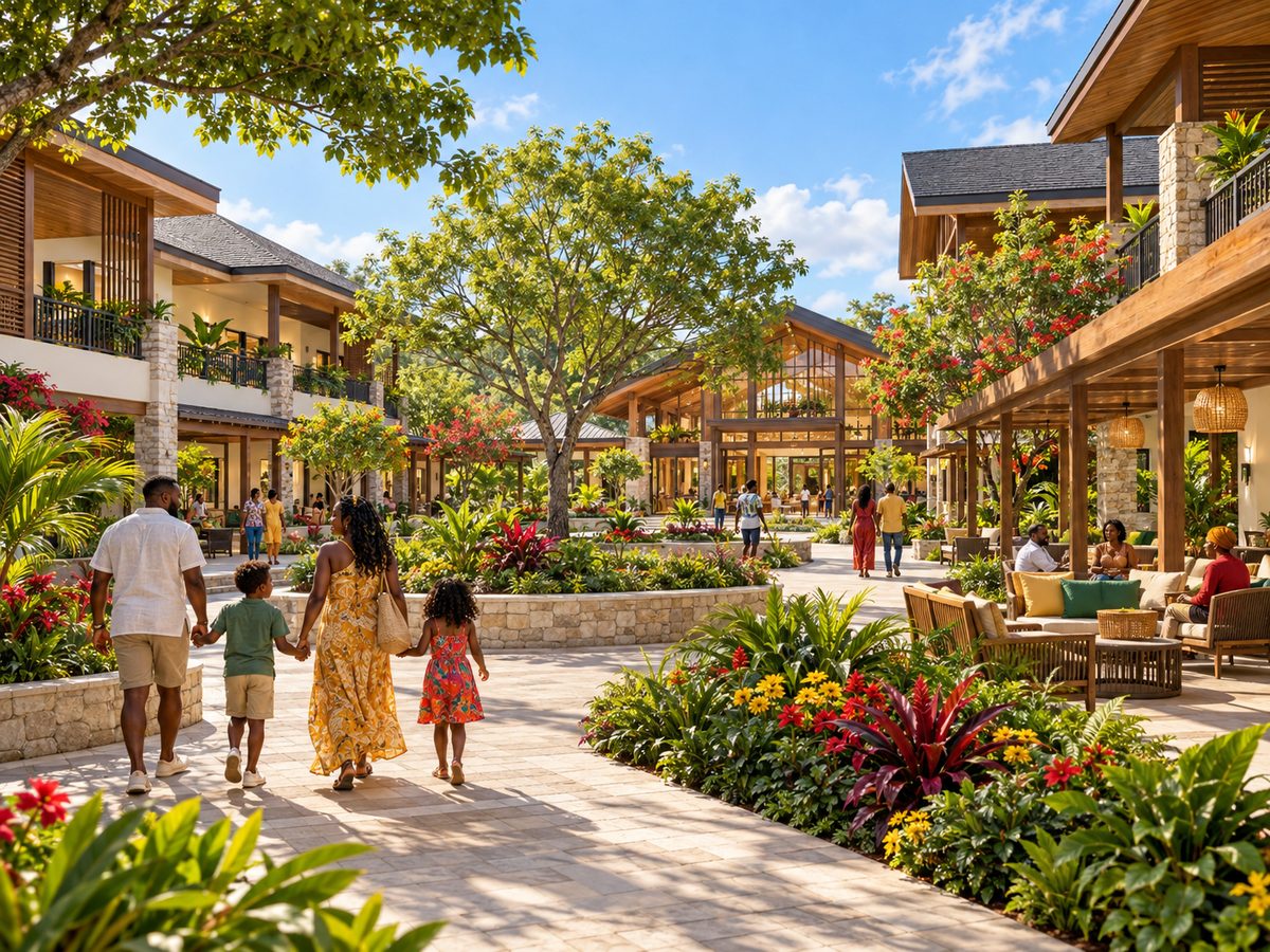 Illustrative concept for Wakanda World Resort; not a completed facility