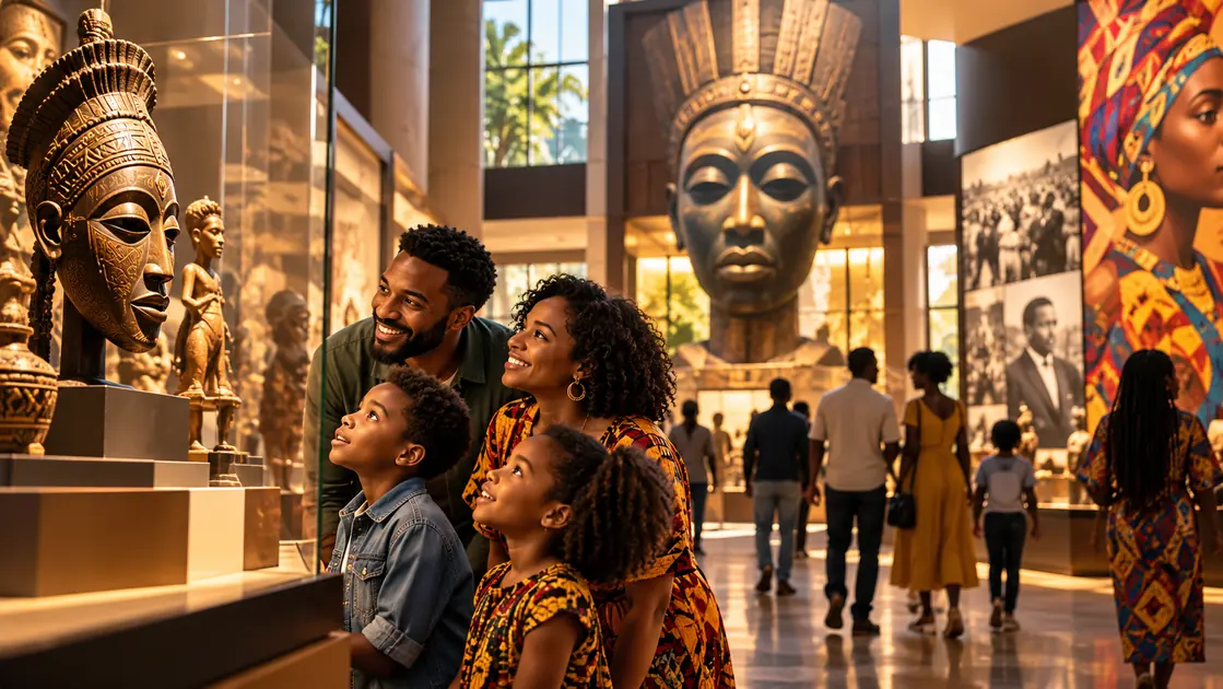 Illustrative concept for African World Museum; not a completed facility